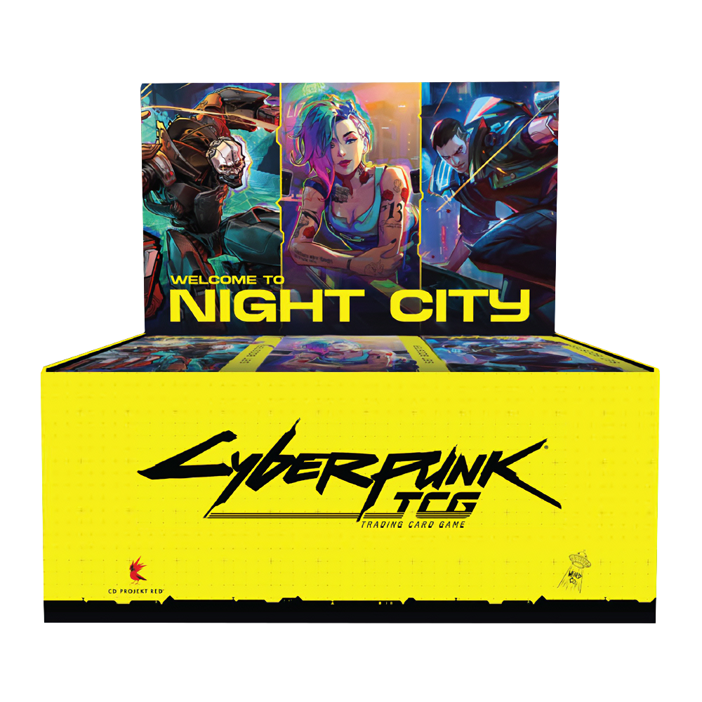 Cyberpunk TCG - Set 01 - Welcome to Night City - Display Case (6x Booster Boxes)