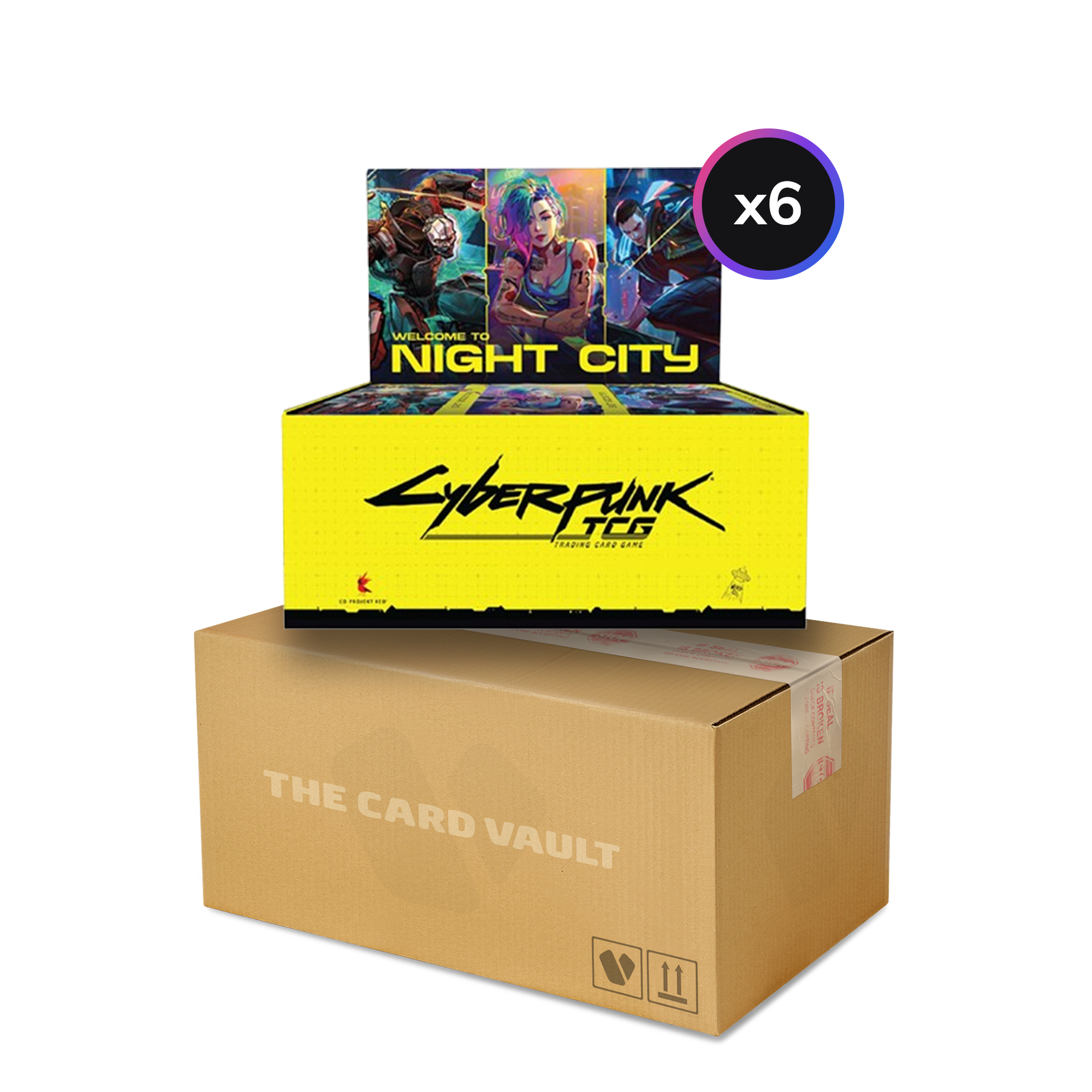 Cyberpunk TCG - Set 01 - Welcome to Night City - Display Case (6x Booster Boxes)