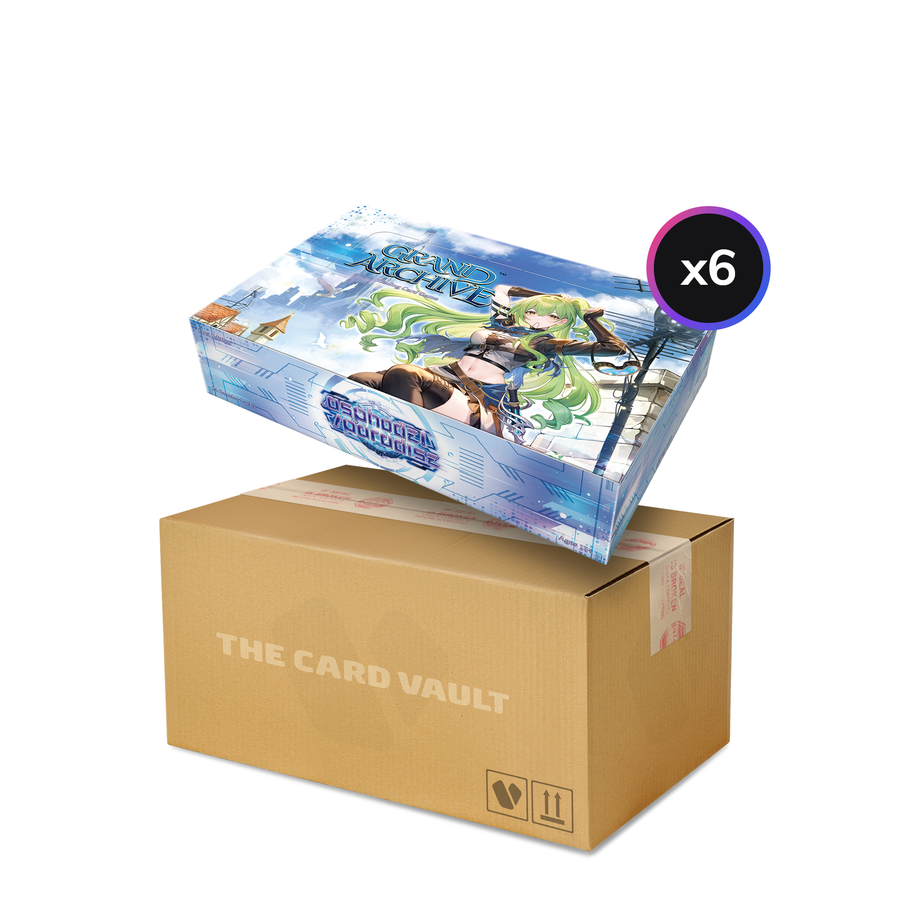 Grand Archive TCG - Set 05 - .asphodel/paradise - Display Case (6x Booster Boxes) (1st Edition)