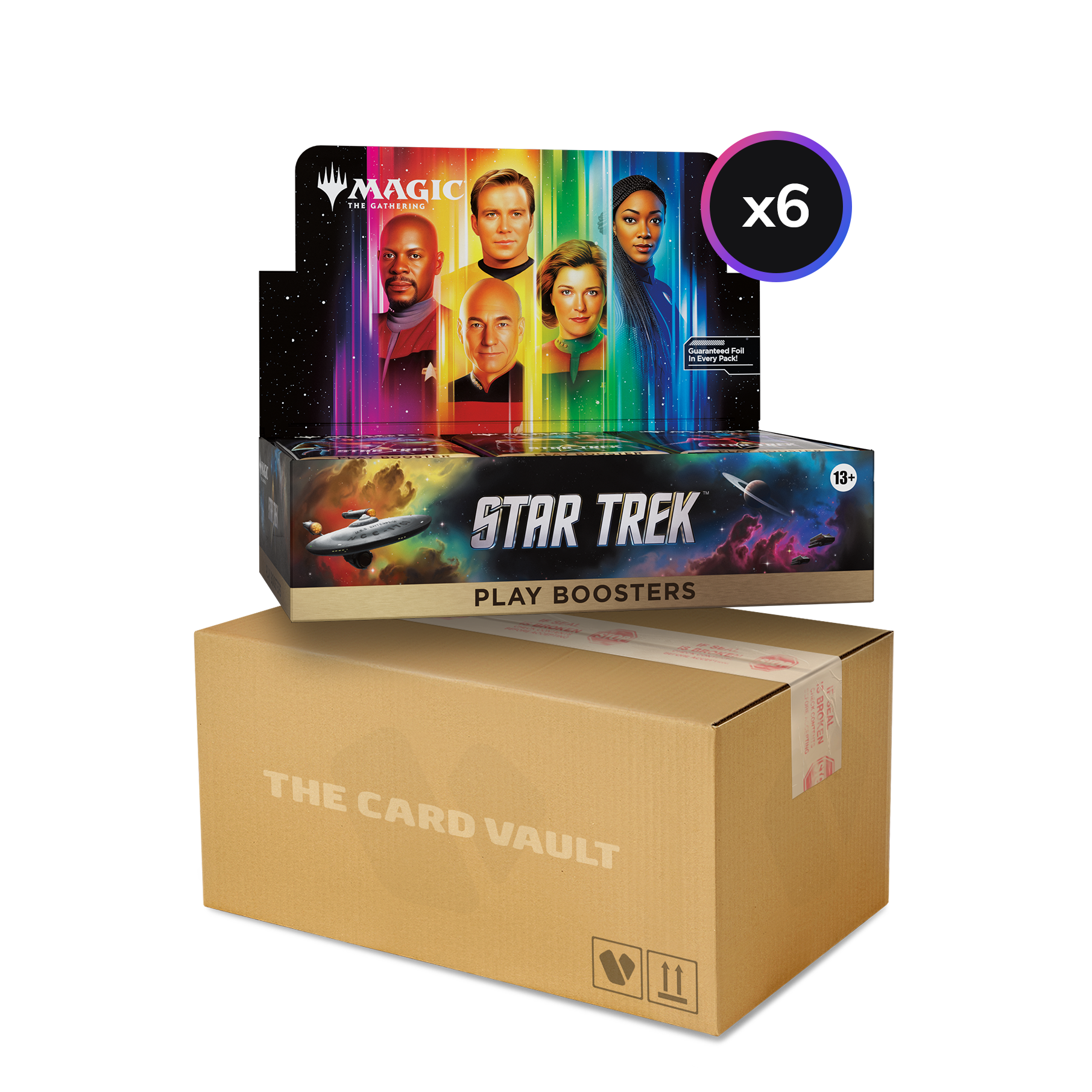 Magic: The Gathering - Star Trek - Display Case (6x Play Booster Boxes)