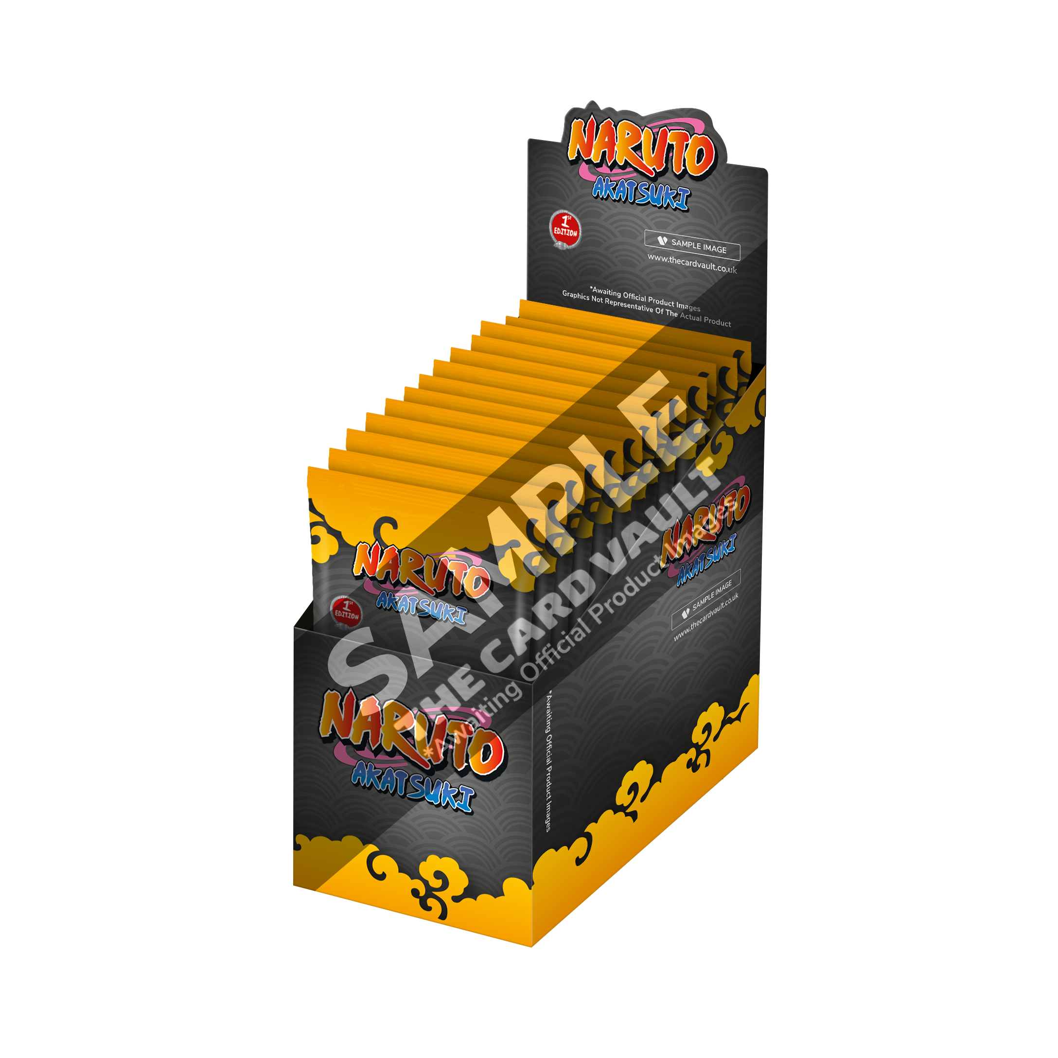 Naruto Mythos TCG - Set 03 - Akatsuki - Booster Box (24x Packs) (1st Edition)