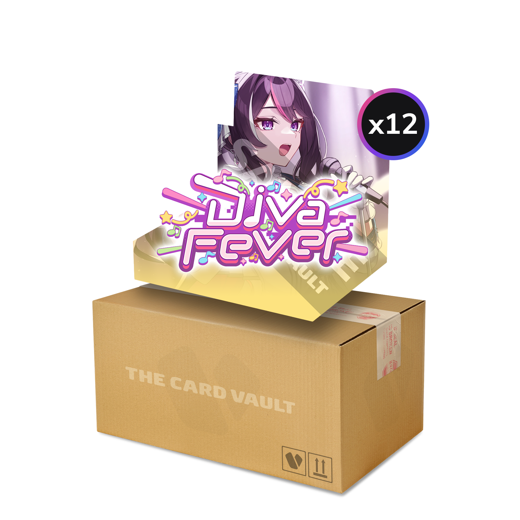 hololive Official Card Game - Diva Fever - Display Case (12x Booster Boxes)