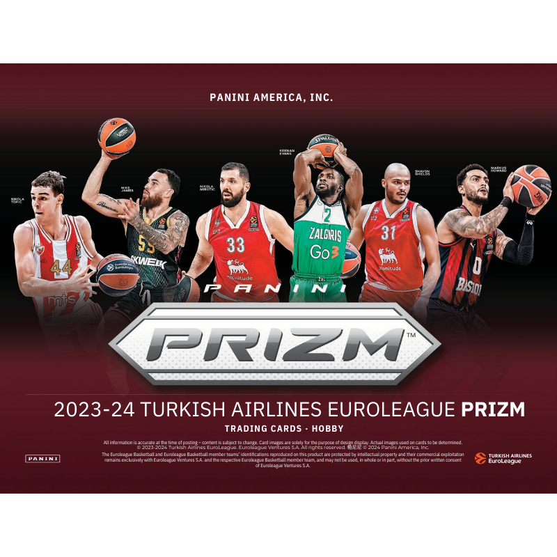 2023/24 Panini Prizm Euroleague Basketball Hobby Box