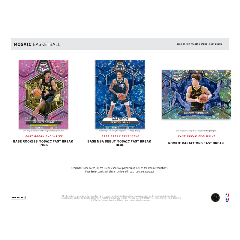 2023/24 Panini Mosaic Basketball Fast Break Box
