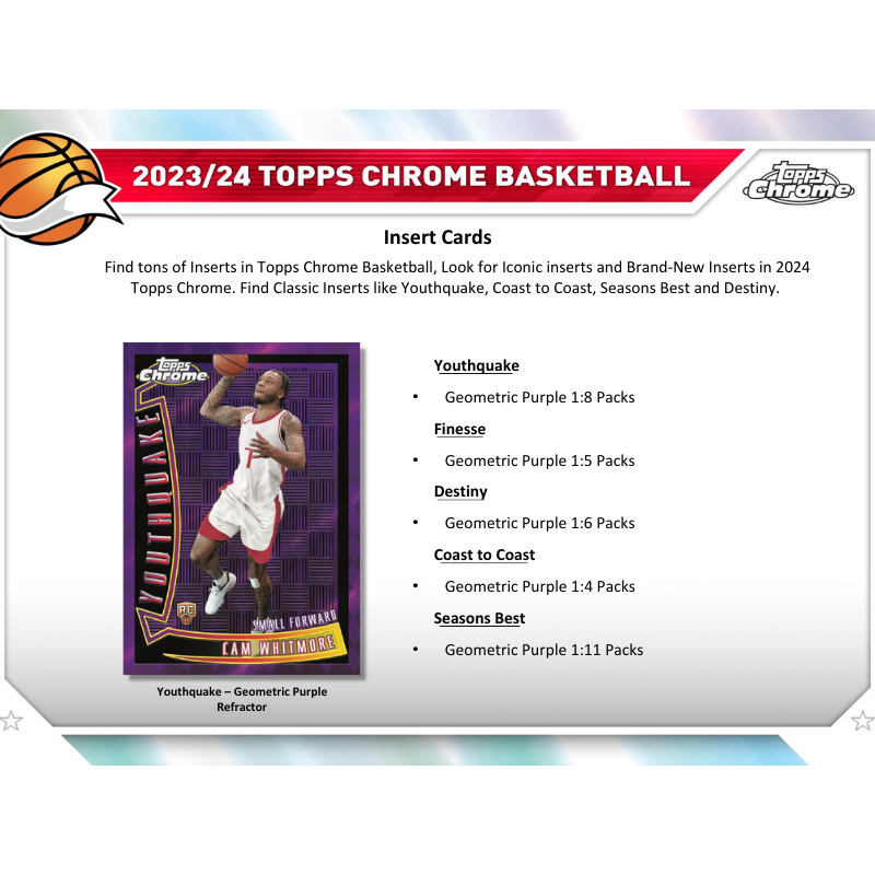 2023/24 Topps Chrome Basketball Breaker's Delight Box
