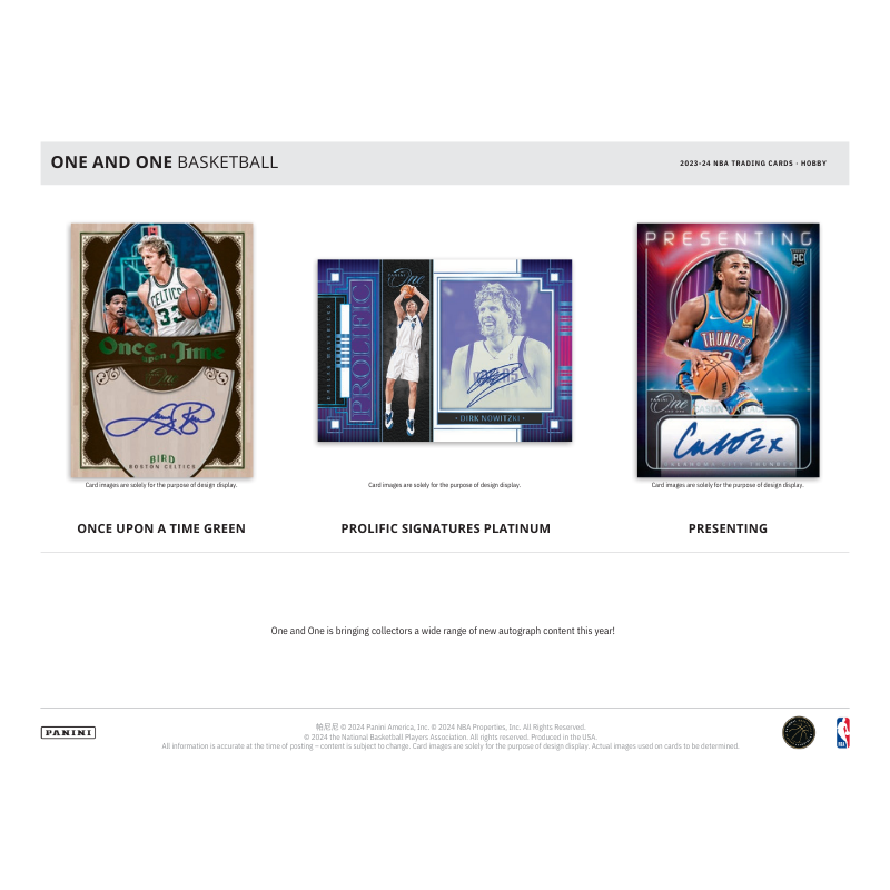 2023/24 Panini One & One Basketball Hobby Box