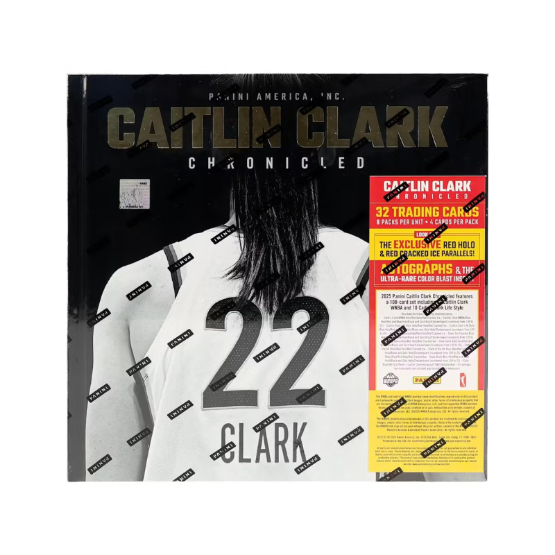 2025 Panini Caitlin Clark Chronicled Keepsake 8 Box Case