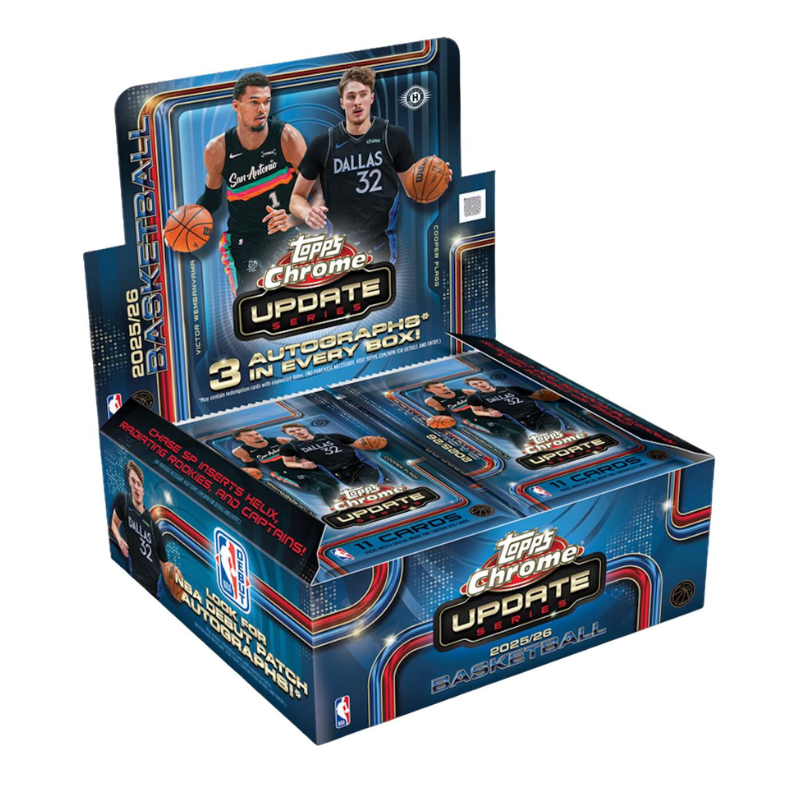 2025/26 Topps Chrome Update Basketball Jumbo 8 Box Case